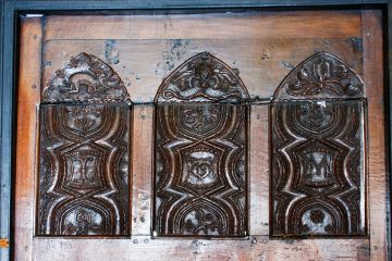 upper part of chapel door