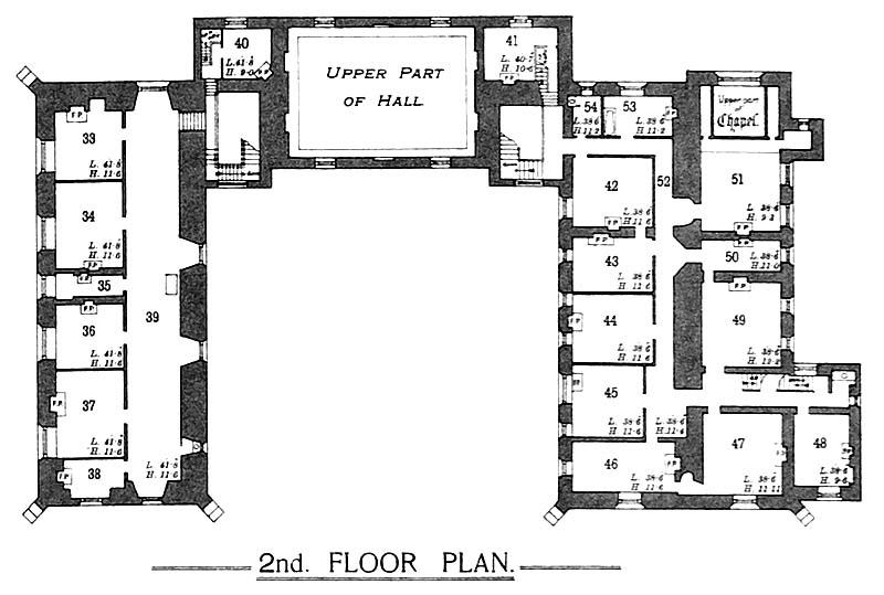 second floor plan