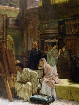 The Picture Gallery by Sir Lawrence Alma-Tadema (1836-1912)